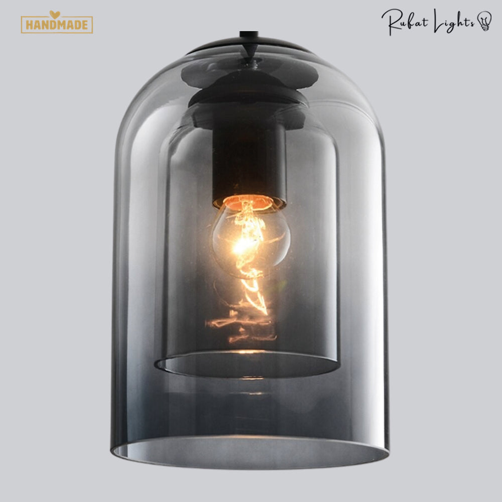 Nordic Double Glass Pendant Light