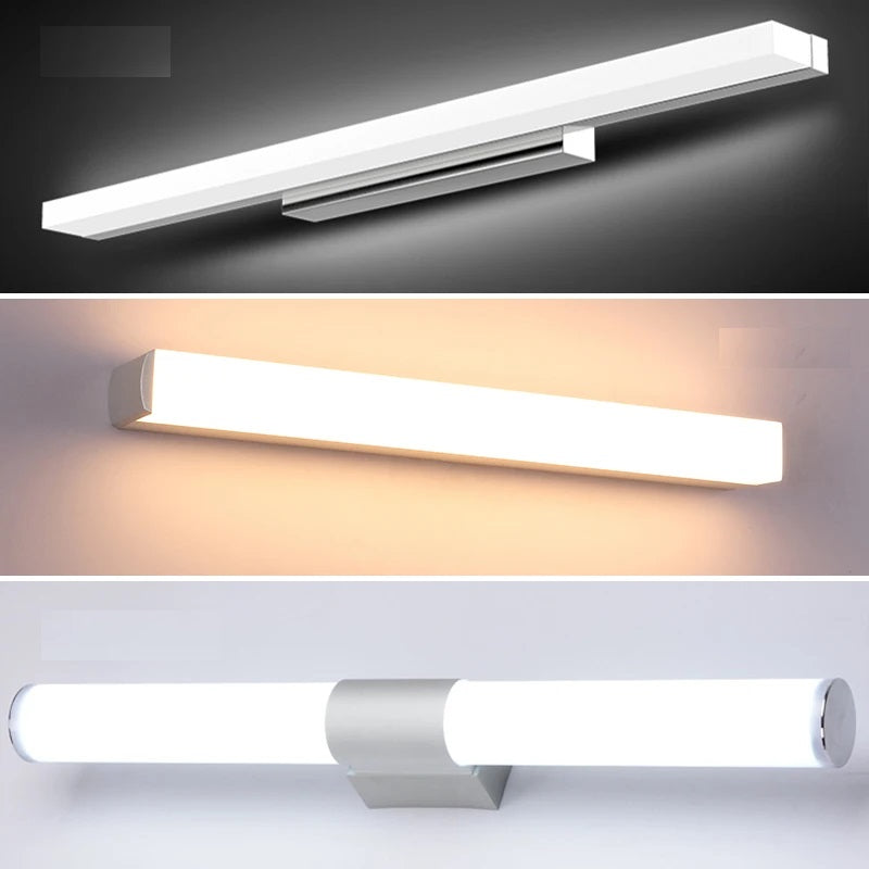 Acrylic Moisture Proof Anti-fog Bathroom Wall Sconces
