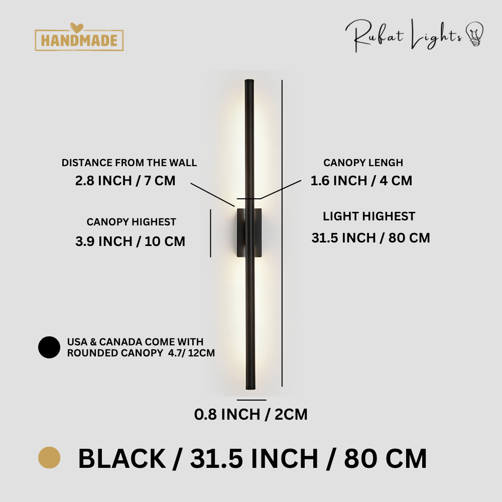 Minimalist Nordic Linear Wall Lamp