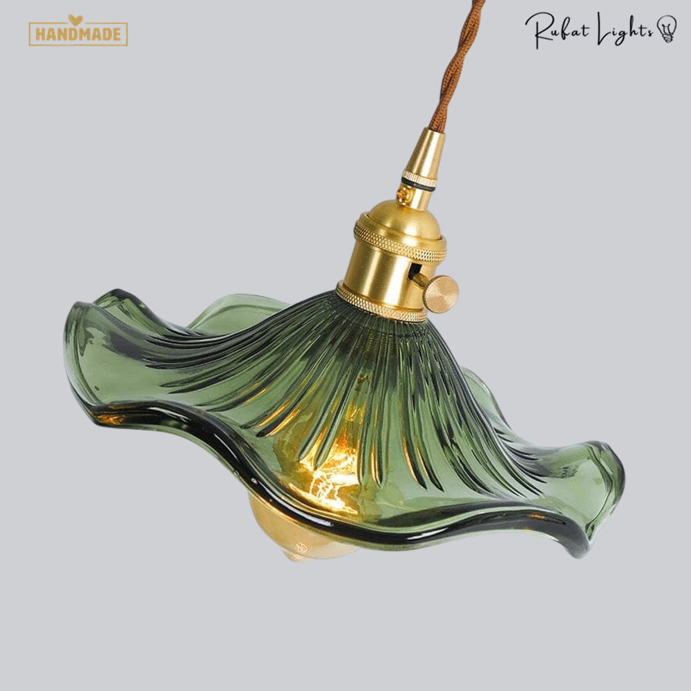 Colorful Glass Copper Edison Pendant Lamp