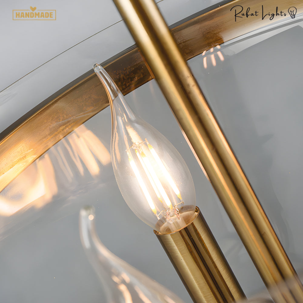 Loft Bar Candle Glass Pendant Lights