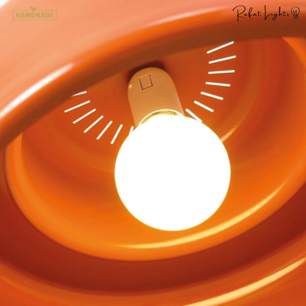 Nordic Vintage Orange Ceiling Pendant Light