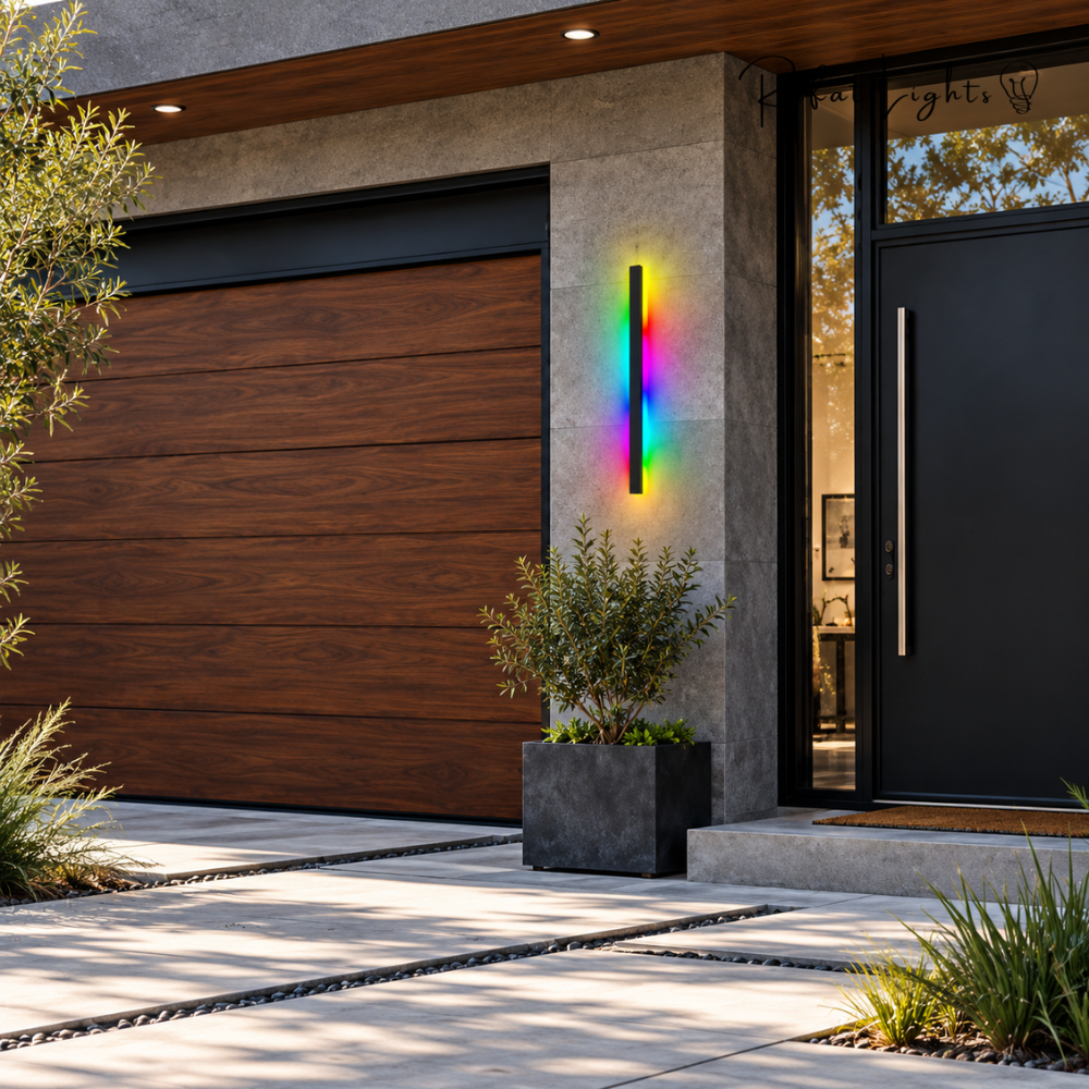 Aluminum Wall LED Light Waterproof Outdoor/Indoor (RGB)