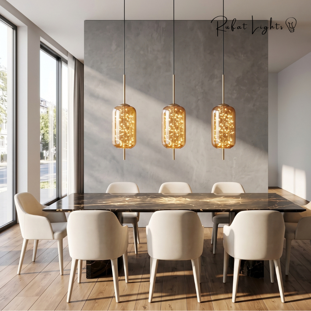 Luxury Glass Globe Sprinkle Pendant Light