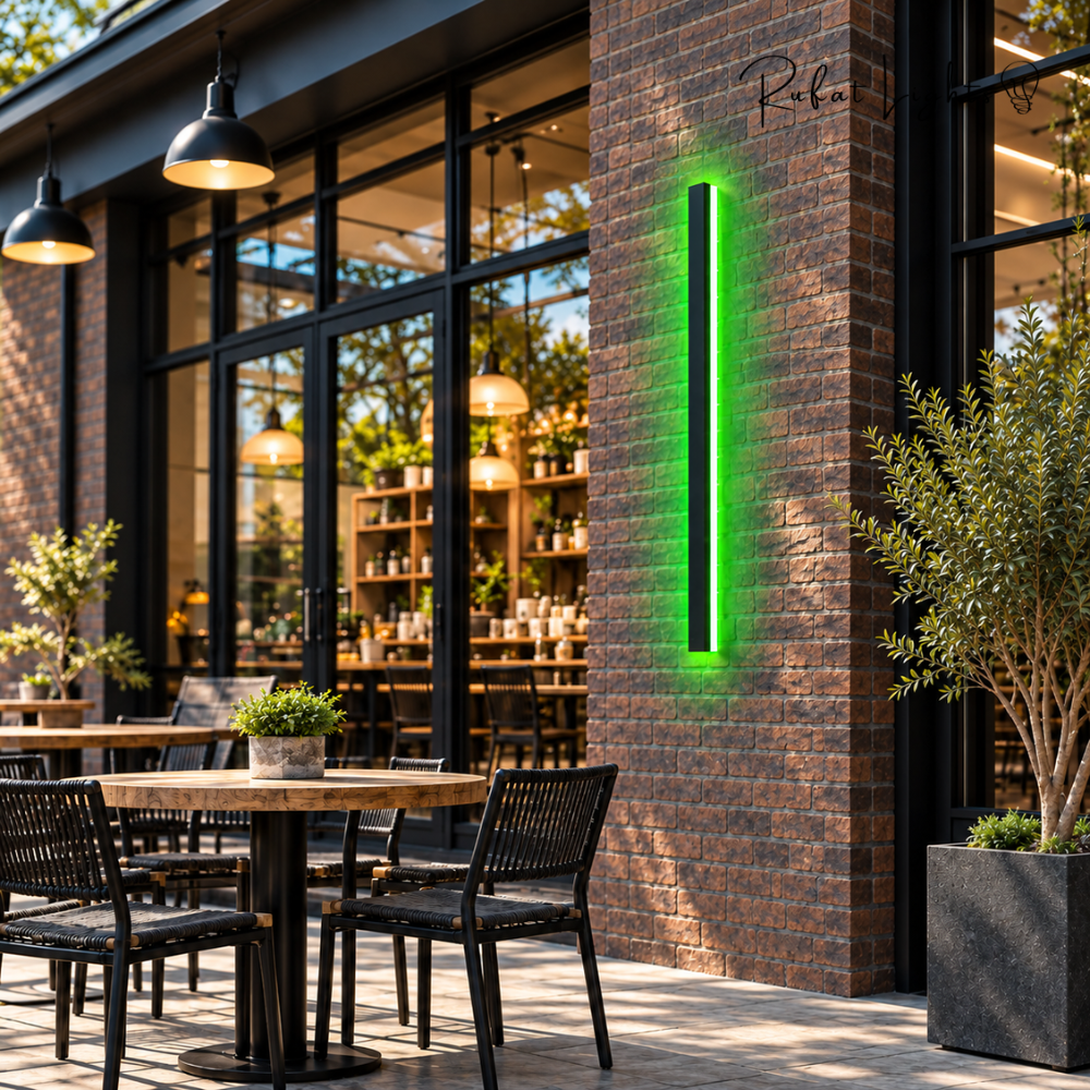 Aluminum Wall LED Light Waterproof Outdoor/Indoor (RGB)