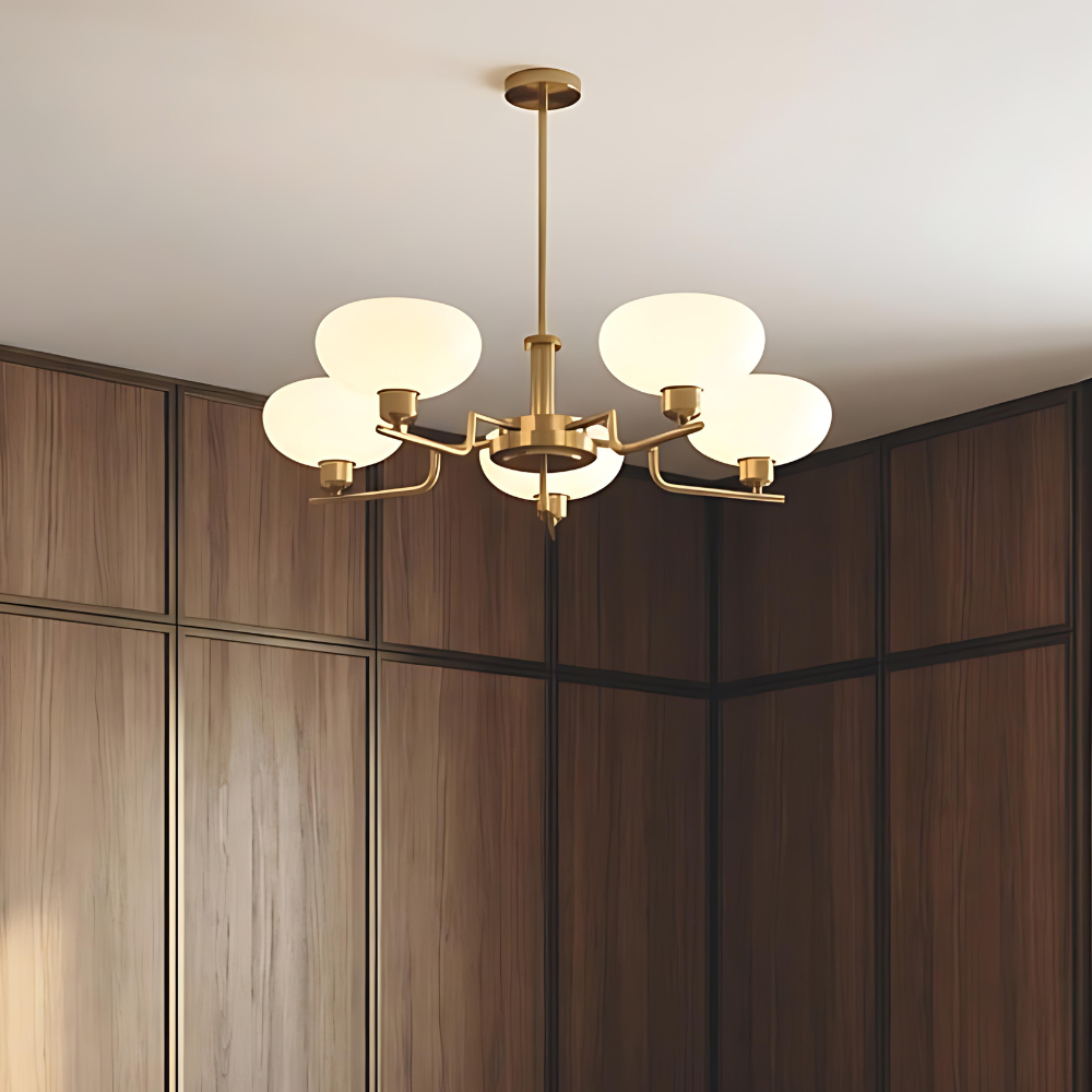 Bauhaus Modern French Chandelier