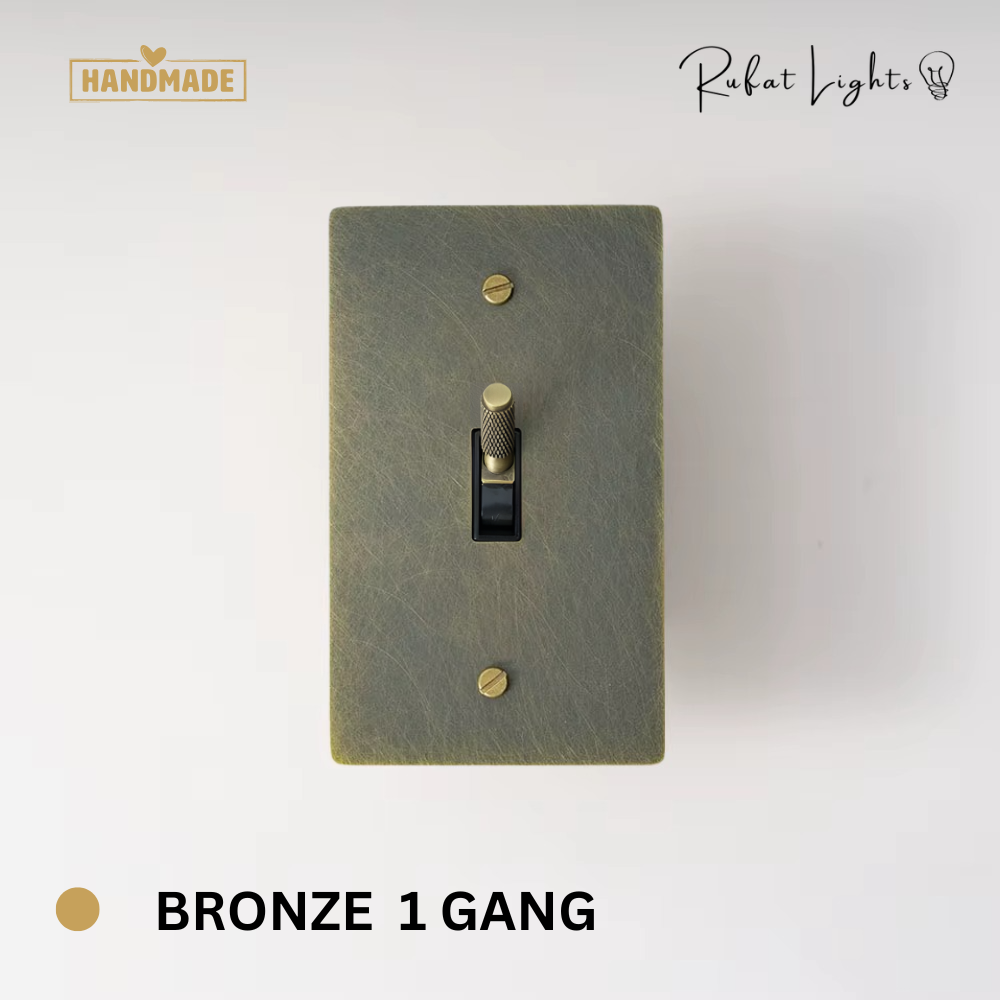 Solid Brass Toggle Switch