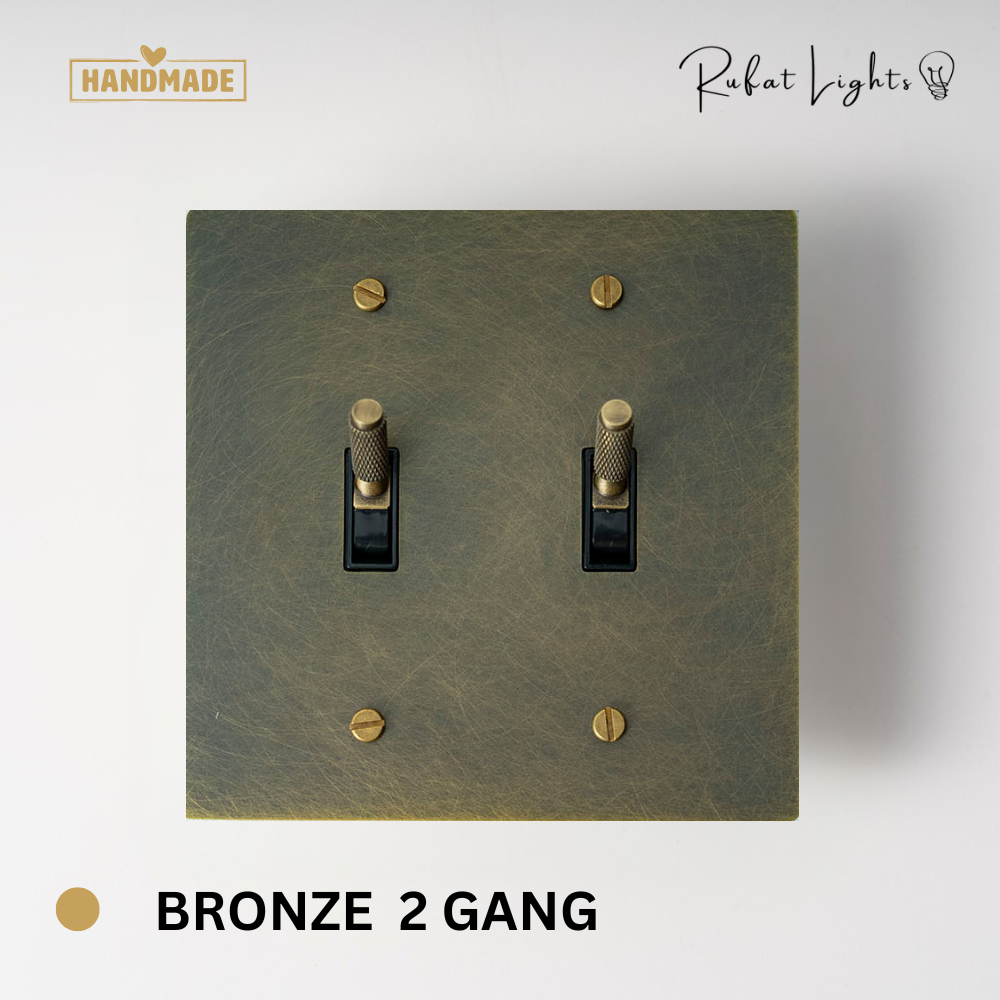 Solid Brass Toggle Switch