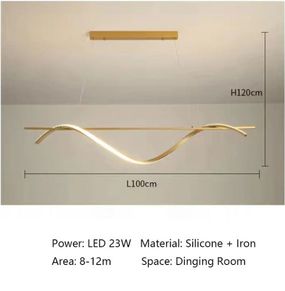 Luxury Stars Clear Glass Ball twisted Strip Chandelier
