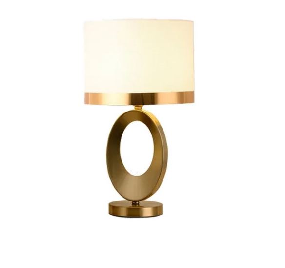 Nordic Luxury Cloth Covered Desk Lamp
