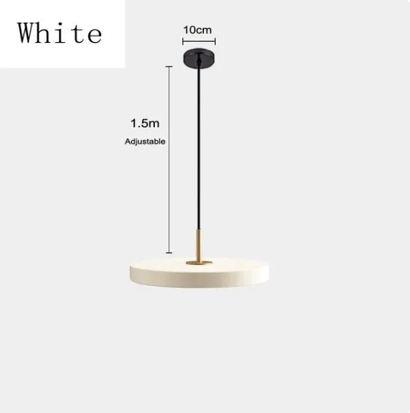 Minimalist Creative Metal Round Saucer Pendant Light