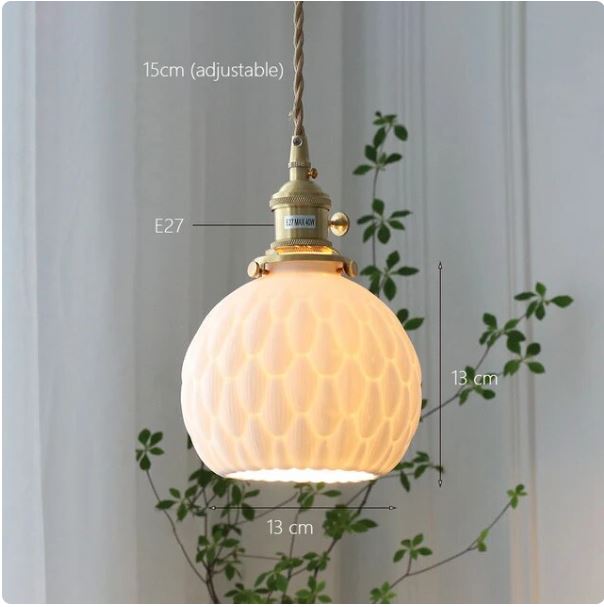 Japanese Handmade Ceramic Pendant Lights