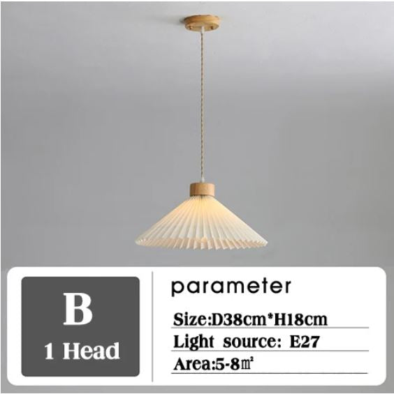 Creative Pleated Pendant Light