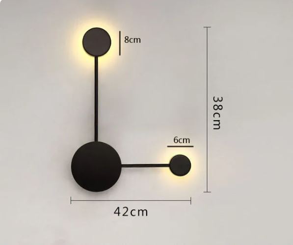 Nordic Minimalism 360 Rotation Long Wall Light