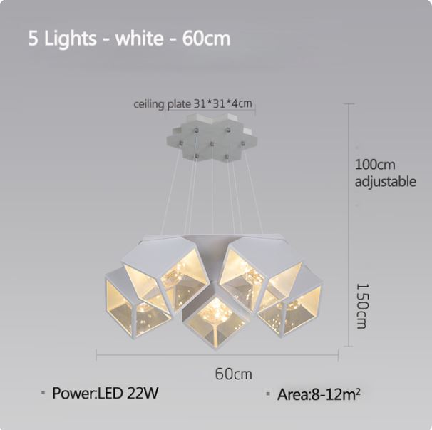 Modern LED Gypsophila Ceiling Chandeliers