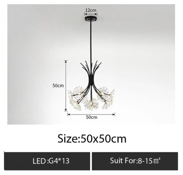 Modern Crystal Ceiling LED Chandelier Lamp