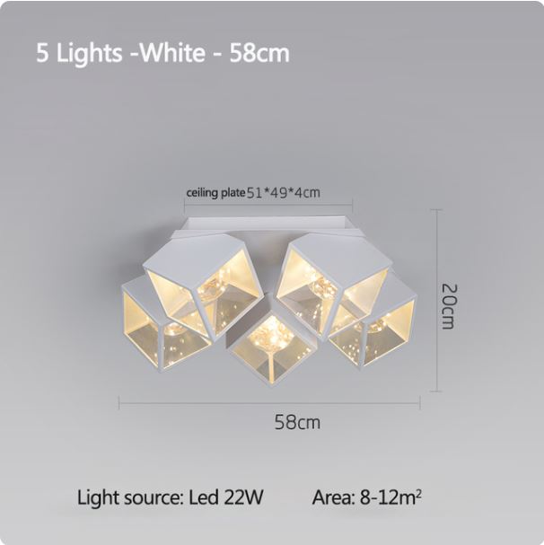Modern LED Gypsophila Ceiling Chandeliers