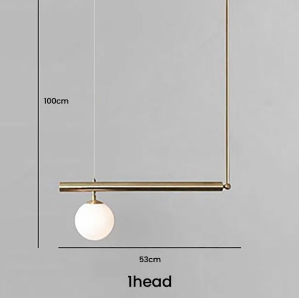 Modern Branch Globe Pendant Minimalist Light Chandelier