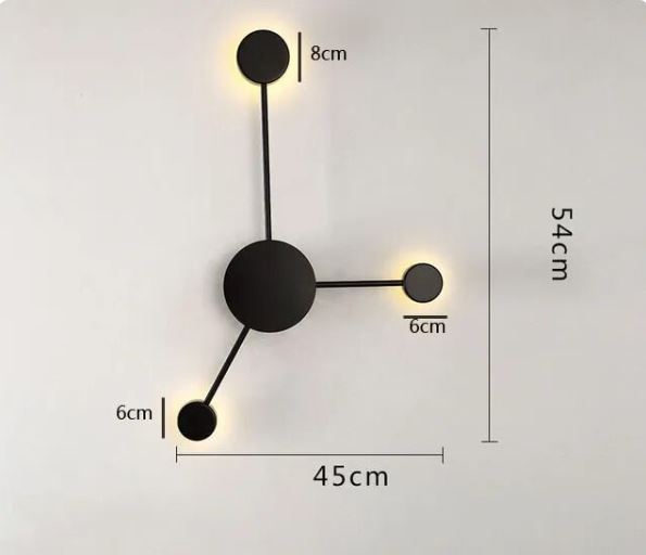 Nordic Minimalism 360 Rotation Long Wall Light