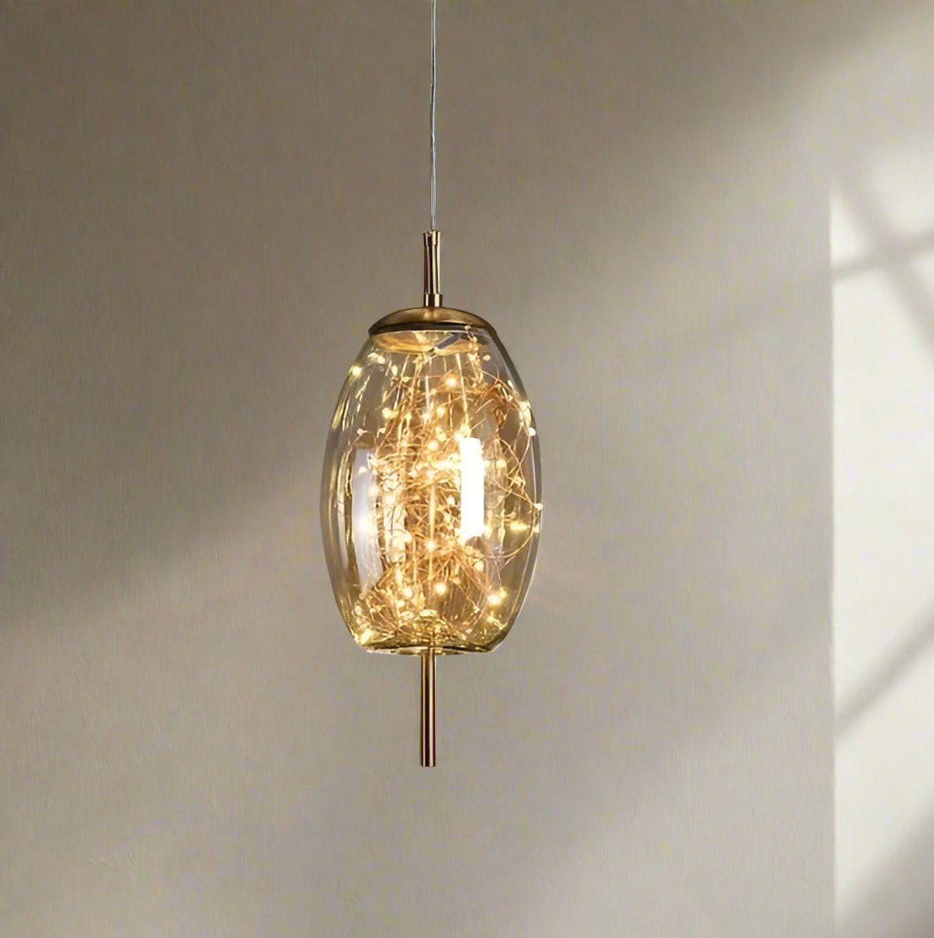 Luxury Glass Globe Sprinkle Pendant Light