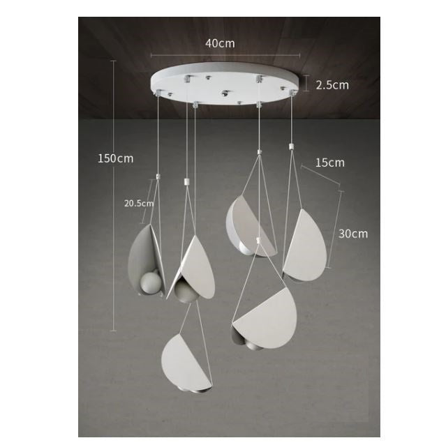 Glider Metal Art Pendant Light