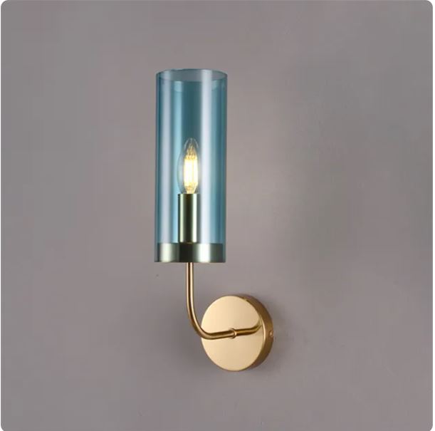 Nordic Sconce with Flute Glass Shade Pendent Lamp