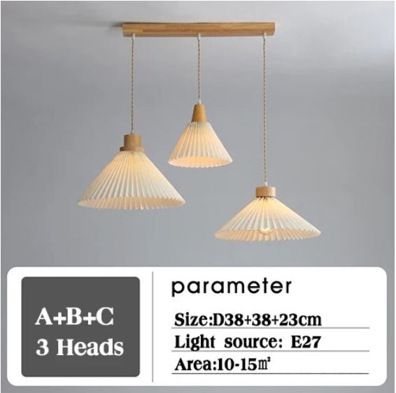 Creative Pleated Pendant Light