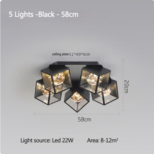 Modern LED Gypsophila Ceiling Chandeliers