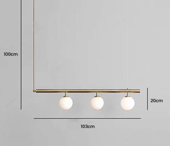 Modern Branch Globe Pendant Minimalist Light Chandelier