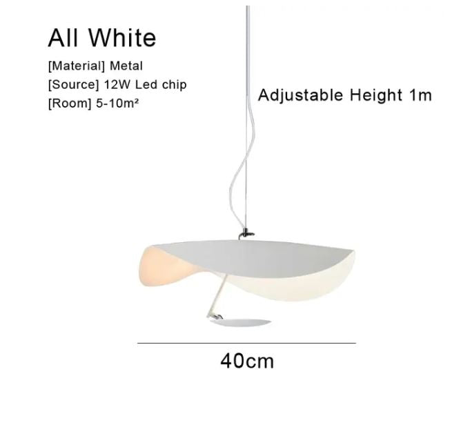 Retro Replica Design Flying Saucer Hat Pendant Lamp