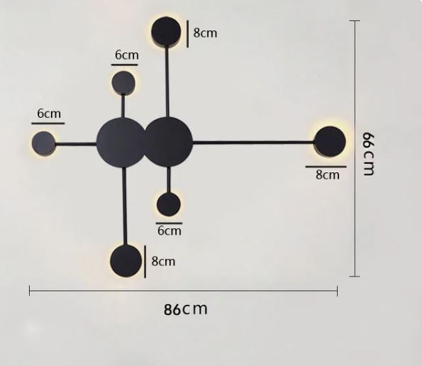 Nordic Minimalism 360 Rotation Long Wall Light