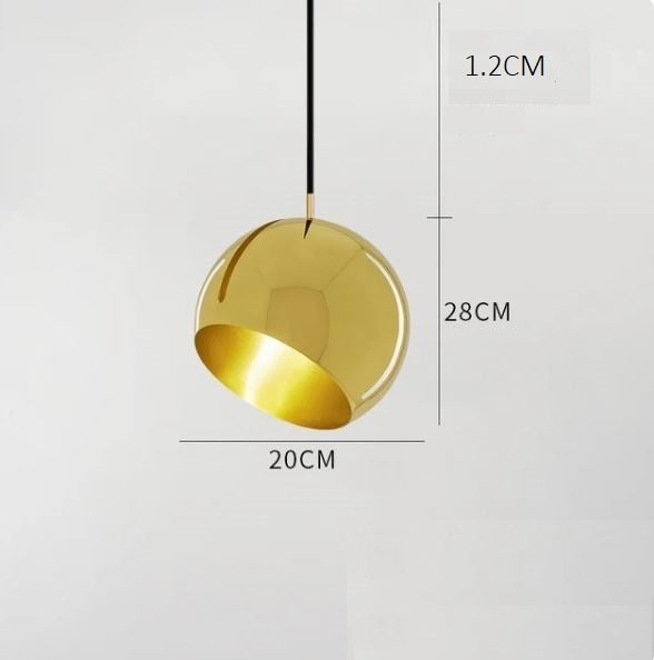 Round Modern Simple Ball Chandelier Pendant Light