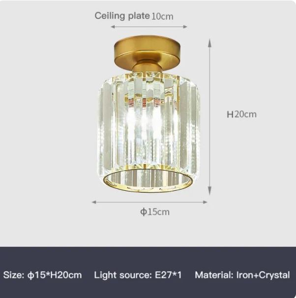 Nordic Luxury Crystal Sitting Pop Ceiling Lamp