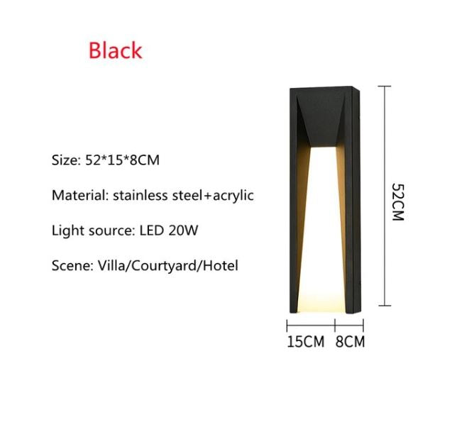 Modern Simple Strip Waterproof LED Wall Lamp