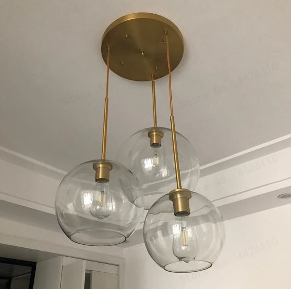 Gradient Glass Ball Pendant Lights