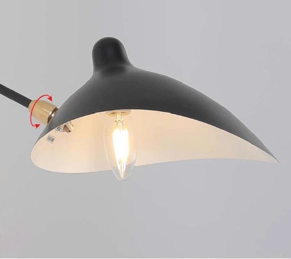 Rotating Arm Duckbill Wall Light