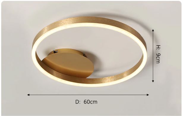 Nordic Round Circle Ring LED Chandeliers