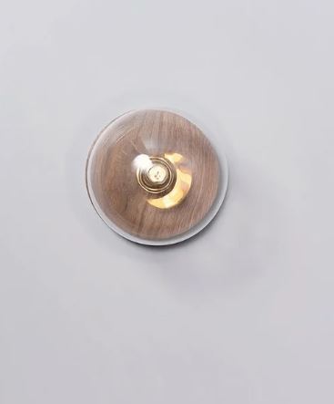 Minimalist Wood Art Wall Lamp