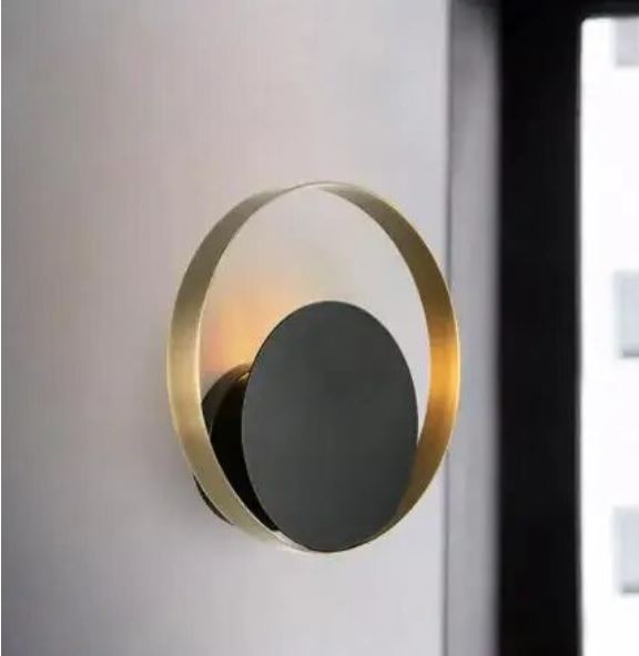 Nordic Modern Ring Golden Wall Sconce