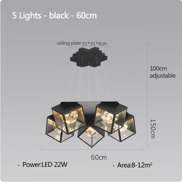 Modern LED Gypsophila Ceiling Chandeliers