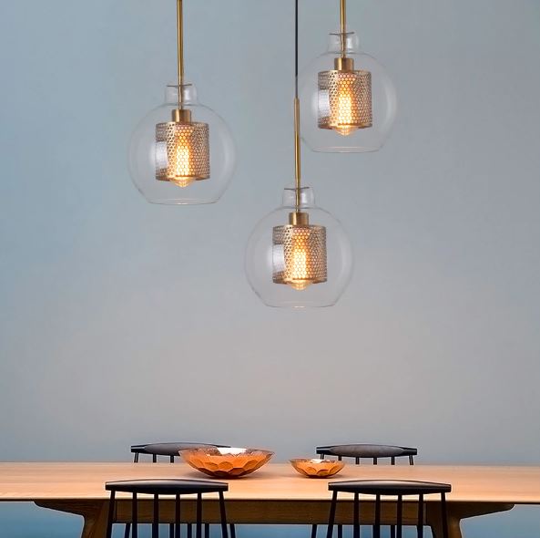 Modern Loft Glass Ball Pendant Light