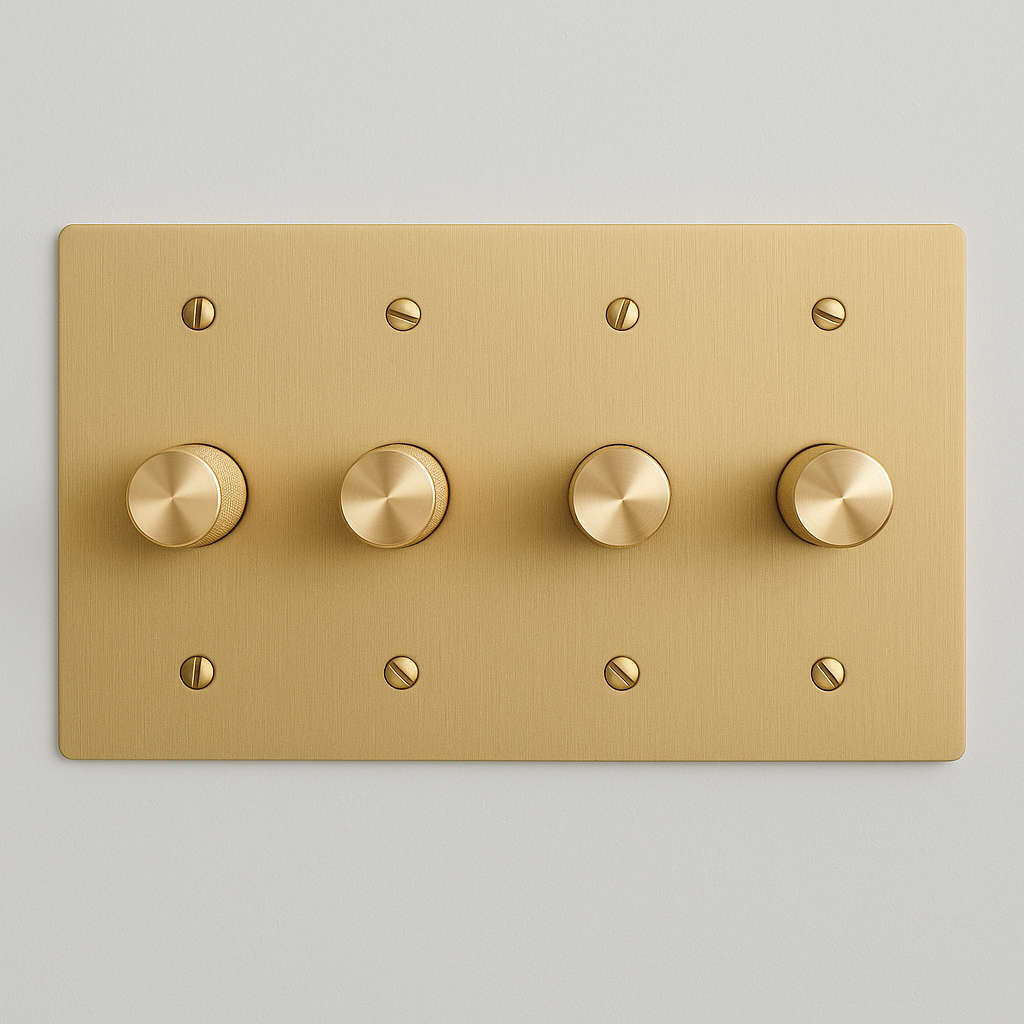 Solid Brass Dimmer Switch