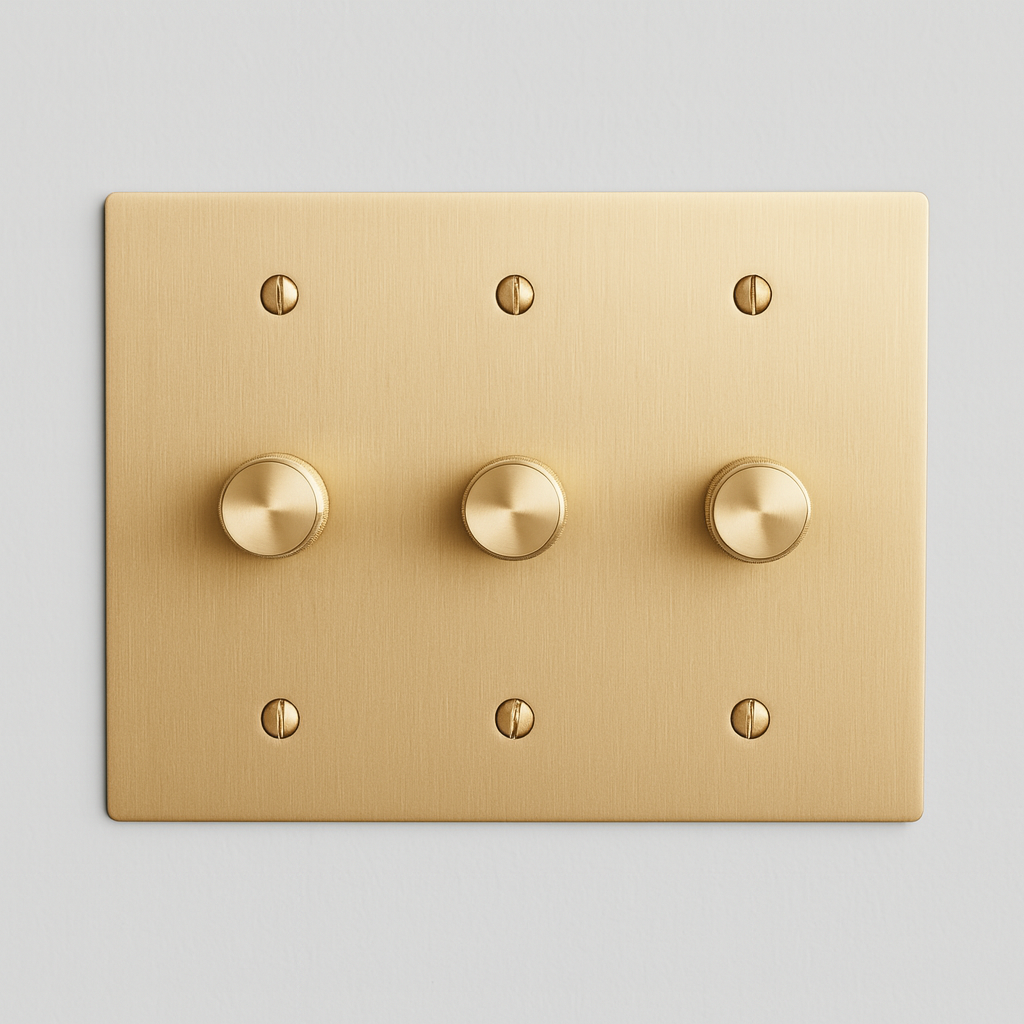 Solid Brass Dimmer Switch