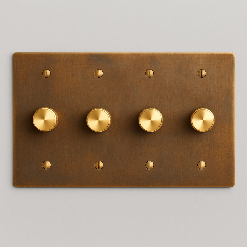 Solid Brass Dimmer Switch