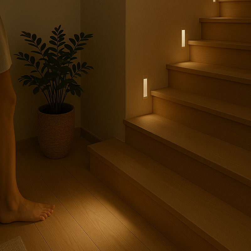 Recessed Stair Lighting Step