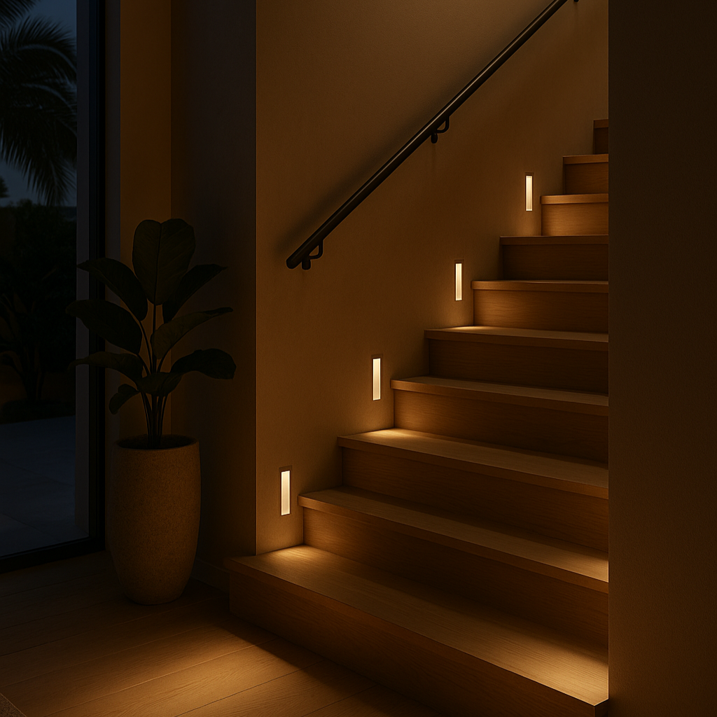 Recessed Stair Lighting Step