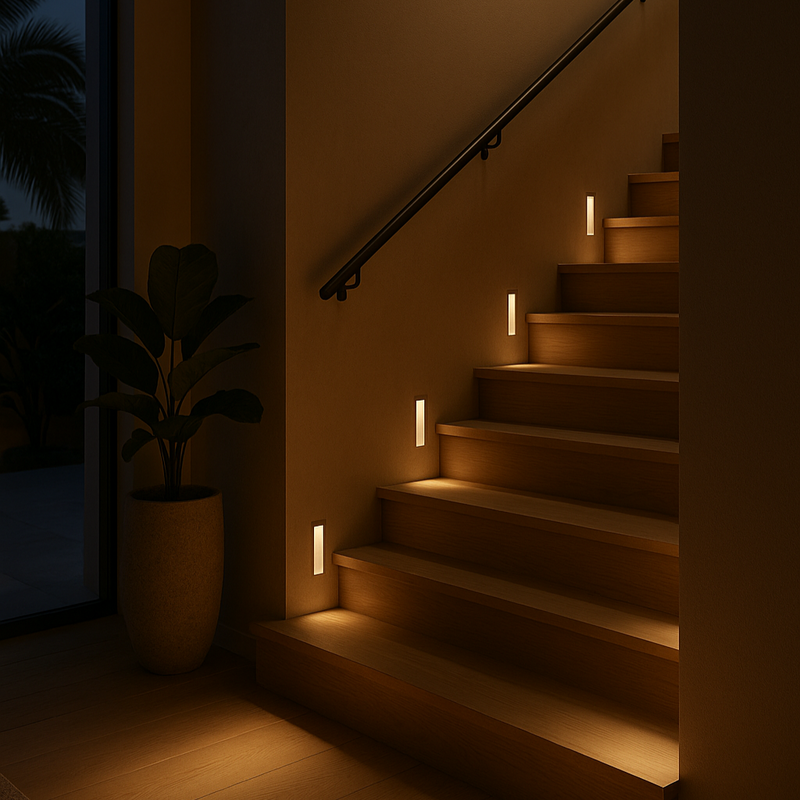 Recessed Stair Lighting Step