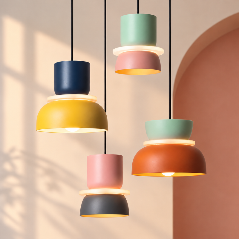 Colorful Macaron Pendant Hanging Light
