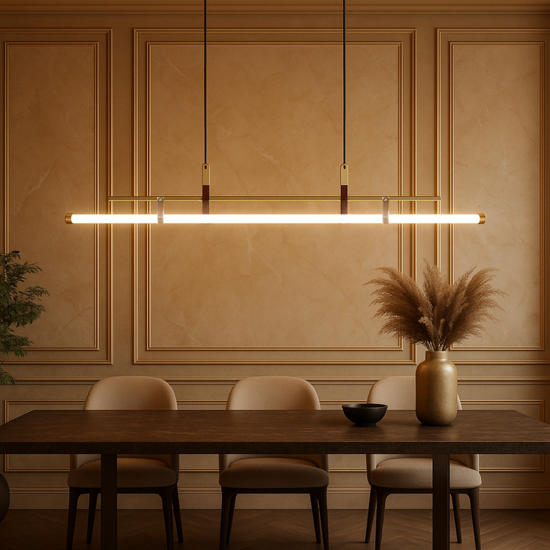 Minimalist Tube Pendant Light