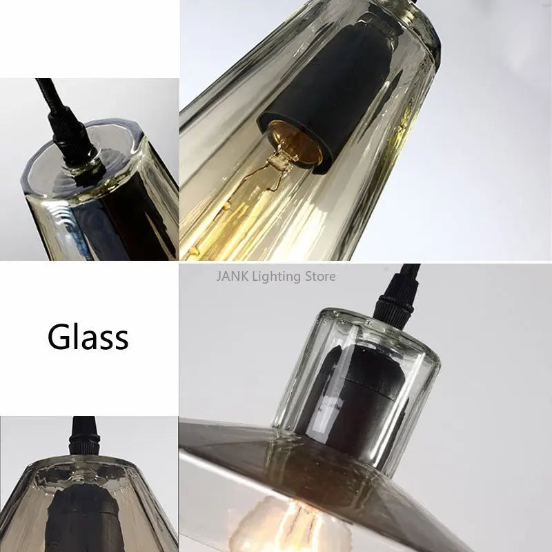 Vintage Crystal Wind Glass Pendant Lights